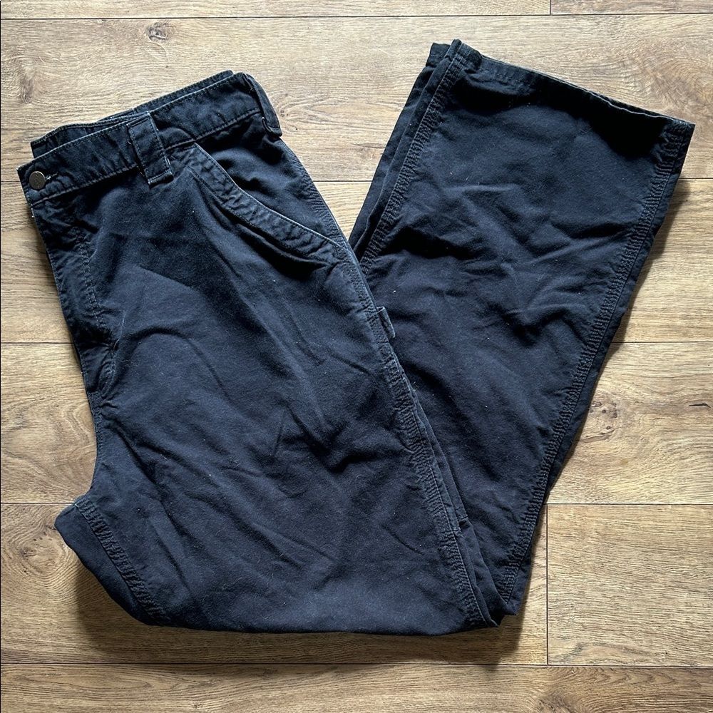 CARHARTT Black Dungaree Pants Men’s size 38 X 32